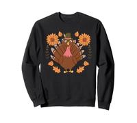 Turquie Pilgrim Thanksgiving Day Funny Festive Autumn Sweatshirt