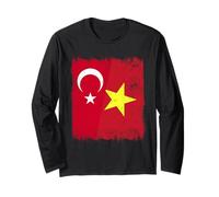 Turquie Vietnam Demi-Drapeau Turquie Histoire vietnamienne Manche Longue