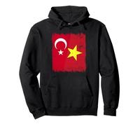 Turquie Vietnam Demi-Drapeau Turquie Histoire vietnamienne Sweat à Capuche