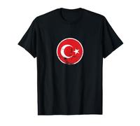 Turquie Vintage Drapeau Turc T-Shirt Graphique avec Valeur