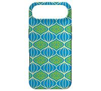 Turquoise Green Yellow Teardrop Circle Oval Organic Pattern Coque pour iPhone Air
