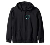 Turquoise Love ? C'est un sujet délicat... Graphisme turquoise Sweat à Capuche