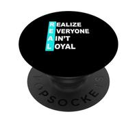Turquoise : Tout Le Monde n'est Pas Un Vrai graphisme Turquoise PopSockets PopGrip Adhésif