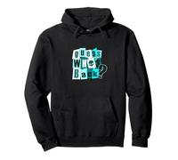 Turquoise Tu pensais Que j'en avais Fini ? Graphisme Turquoise Sweat à Capuche