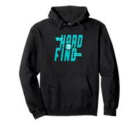 Turquoise, tu sais où je suis. Graphisme turquoise Sweat à Capuche