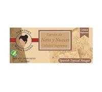 Turrón à la Crème & aux Noix Mou 200 g - Maria Simona | Nougat Espagnol Tendre aux Noix | Sans Gluten | Saveur Douce & Gourmande