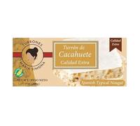 Turrón aux Cacahuètes 200 g - Maria Simona | Nougat Espagnol Croquant Artisanal | 38% de Cacahuètes Grillées | Sans Gluten, Sans Additifs | Douceur Gourmande à Offrir