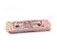 Turrón de Alicante 500g (dur) - Format connu sous le nom de barre catalane - Haut pourcentage d'amandes. Nougat espagnol