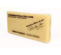 Turron nieve - massepain avec légère touche de citron naturel - 300 gr. - Turrones Fabián - Préparer et expédier de Jijona, Alicante.