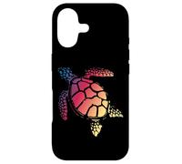 Turtle Art Coloré Mer Reptile Nature Tortue Coque pour iPhone 17