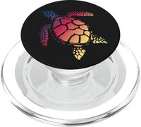 Turtle Art Coloré Mer Reptile Nature Tortue PopSockets PopGrip pour MagSafe