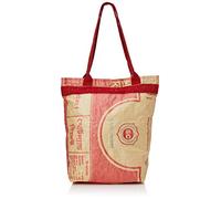 Turtle Bags Sac de ciment recyclé Rouge avec doublure en coton 25 g