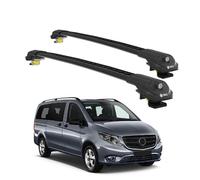 TURTLE Galerie de toit AIR-1 MERCEDES-BENZ VITO W447 2015 - 2024 , Noir