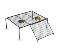 Turtle Basking Dock | Suction Cup Resting Land | Turtle Tank Basking Area | for Terrapin Salamanders Crabs Tortoise Living Room Balcony Hotel Restaurant
