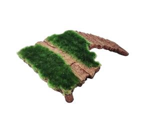 Turtle Basking Dock - Terrarium Resting Dock, Tortoise Resting Terrace, Floating Aquatic, Reptile Habitat Category, Grey Resin Set for Frogs Terrapins Bearded Dragons Geckos and Turtles