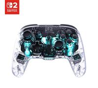 Turtle Beach Afterglow Transparente Manette de gaming RGB sans fil Sous licence officielle pour Nintendo Switch 2