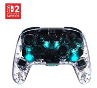 Turtle Beach Afterglow Transparente Manette de gaming RGB sans fil Sous licence officielle pour Nintendo Switch 2