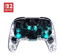 Turtle Beach Afterglow Transparente Manette de gaming RGB sans fil Sous licence officielle pour Nintendo Switch 2
