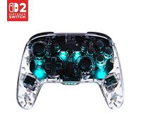 Turtle Beach Afterglow Transparente Manette de gaming RGB sans fil Sous licence officielle pour Nintendo Switch 2