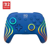 Turtle Beach Afterglow Wave Bleu Manette de gaming RGB sans fil Sous licence officielle pour Nintendo Switch 2
