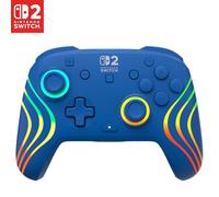 Turtle Beach Afterglow Wave Bleu Manette de gaming RGB sans fil Sous licence officielle pour Nintendo Switch 2