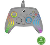 Turtle Beach Manette de jeu Afterglow Wave – RGB filaire – Xbox Series X|S, Xbox One et PC – Gris