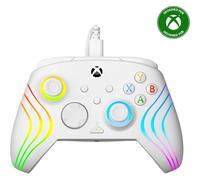 Turtle Beach Afterglow Wave Manette filaire Câble USB Éclairage RVB - Gâchettes à effet Hall & Boutons programmables - Xbox Series X|S, PC (Licence officielle Microsoft) - Blanc