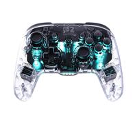 Turtle Beach Afterglow Wave Manette Sans Fil (Bluetooth) RGB - TMR Sticks, Batterie 40 h, 4 Modes RGB, 2 Boutons Programmables - Nintendo Switch 2, Switch, Switch Lite & Switch OLED - Transparent