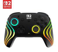 Turtle Beach Afterglow Wave Noir Manette de gaming RGB sans fil Sous licence officielle pour Nintendo Switch 2