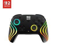 Turtle Beach Afterglow Wave Noir Manette de gaming RGB sans fil Sous licence officielle pour Nintendo Switch 2