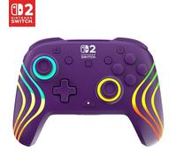 Turtle Beach Afterglow Wave Violet Manette de gaming RGB sans fil Sous licence officielle pour Nintendo Switch 2