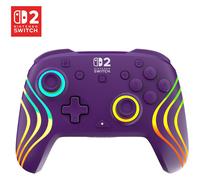 Turtle Beach Afterglow Wave Violet Manette de gaming RGB sans fil Sous licence officielle pour Nintendo Switch 2