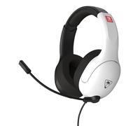 Turtle Beach Airlite Fit Casque de Jeu Filaire Noir et Blanc sous Licence Officielle pour Toutes Les Nintendo Switch - Microphone à Bascule et Silencieux, Oreillettes de Confort supérieur
