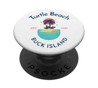 Turtle Beach Buck Island St Croix PopSockets PopGrip Adhésif