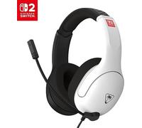 Turtle Beach Casque gaming filaire Airlite Fit Blanc/Noir pour Nintendo Switch(2, Lite, Modèle OLED)