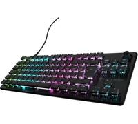 Turtle Beach Vulcan II TKL Noir RGB Clavier de Gaming PC mécanique avec Interrupteurs linéaires pré-lubrifiés échangeables à Chaud, éclairage RGB par Touche e molette de Volume. Dispotision FR AZERTY