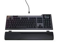 Turtle Beach Command Series KB5 Clavier de Jeu mécanique Pleine Taille avec écran Tactile de 6,1 cm, commutateurs Titan Discret, Polling 8K, éclairage RVB, Touches PBT à Double Shot