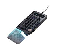 Turtle Beach Command Series KP7 , clavier gaming compact à effet Hall | Noir, molette extensible, commutateurs effet Hall, déclencheur rapide, touches PBT double injection, 8K Polling, RGB/touche