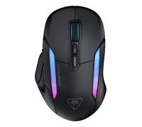 Turtle Beach Kone II Air - Souris gaming RGB ergonomique sans fil, batterie 350 h, capteur optique 26 000 DPI, interrupteurs optiques 100 M de clics, 21 entrées personnalisables, molette 4D Free-Spin