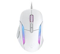 Turtle Beach Kone II - Souris Gaming RGB Ergonomique Filaire, Capteur Optique 26000 DPI, Interrupteurs Optiques 100 M de Clics, 23 Entrées Personnalisables, Molette 4D, Patins en PTFE Pur - Blanc