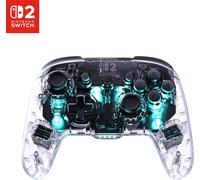 Turtle Beach Afterglow Transparente Manette de gaming RGB sans fil Sous licence officielle pour Nintendo Switch 2