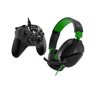 Turtle Beach Pack Xbox Gamers - Comprend Une Manette Filaire Recon (Noir) et Un Casque de Jeu Filaire Recon 70 (Noir) /Xbox X