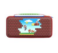 Turtle Beach PlayTrek mallette de transport Mario Bricks, Nintendo Switch 2 | Licence pour Switch 2, Lite, OLED, étui de transport, 12 porte-cartes, housse, rangement portable, protection, Mario Bricks