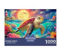 Turtle Beach Puzzle Adulte 1000 Pièces De Qualité Supérieure : Maîtrisez Le Défi du Puzzle Difficile - pour Un Large Panel Dès 14 Ans 38x26cm/1000pcs