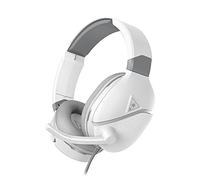 Turtle Beach Recon 200 Gen 2 Casque de Jeu alimenté pour Xbox Series X, Xbox Series S, Xbox One, Playstation 5, PS4, Nintendo Switch, Mobile et PC avec Connexion 3,5 mm Blanc