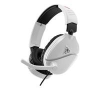 Turtle Beach Recon 70 Blanc Nintendo Casque gaming filaire licence officielle pour Nintendo Switch 2 avec Microphone à bascule, ajustable, design léger, commandes sur le casque