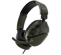 Turtle Beach Casque gaming filaire Recon 70 – 40 mm, micro rabattable, jack 3,5 mm – Camouflage vert