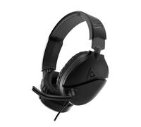 Turtle Beach Recon 70 Casque gaming filaire multiplateforme avec micro à fonction muette, prise jack 3,5 mm, haut-parleurs 40 mm et son spatial - Noir