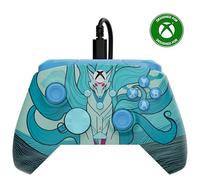 Turtle Beach Rematch Advanced Blue Kitsune Manette de jeu filaire - Licence Xbox Series XS, Xbox One et PC avec Phosphorescent, Boutons Programmables, Gâchettes, commandes audio et câble de 2.5 m