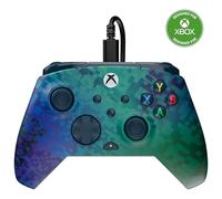 Turtle Beach Rematch Advanced Glitch Green Manette de jeu filaire - Licence Xbox Series XS, Xbox One et PC avec Boutons Programmables, Gâchettes, commandes audio et câble de 2.5 m